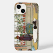Bloemen op de vensterbank Van A Home Carl Larsson Case-Mate iPhone Case (Achterkant)