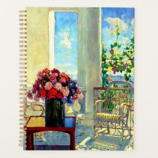 Bloemen op de Veranda door Konstantin Gorbatov Planner