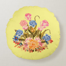 bloemen op een gele achtergrond