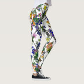 Bloemen op een hek leggings (Rechts)
