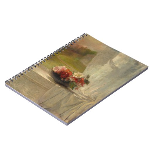 Bloemen op een Notitieboek van de Ledge van het Ve (Linkerzijde)