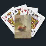 Bloemen op een rand van het Venster Pokerkaarten<br><div class="desc">De bloemen op een Rand van het Venster zijn een meesterwerk geschilderd door John La Farge in 1861. La Farge maakte het schilderij tijdens zijn eerste jaar van het huwelijk (het huwelijksjaar) en wordt representatief geacht voor de romance en het huwelijk. De gordijnen zijn als een bruidsjurk. De bloemen in...</div>