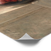 Bloemen op een vensterrand John La Farge Fine Art Poster (Hoek)