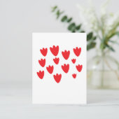 Bloemen op een vijver briefkaart (Staand voorkant)