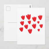 Bloemen op een vijver briefkaart (Voorkant / Achterkant)