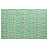 Bloemen op groene achtergrond stof (Fat Quarter)