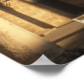 Bloemen op het Poster Plaza de la Catedral, Havana (Hoek)