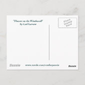 Bloemen op het ramen door Carl Larsson Art Briefkaart (Achterkant)