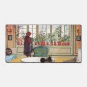 Bloemen op het ramen door Carl Larsson Bureaumat (Voorkant)