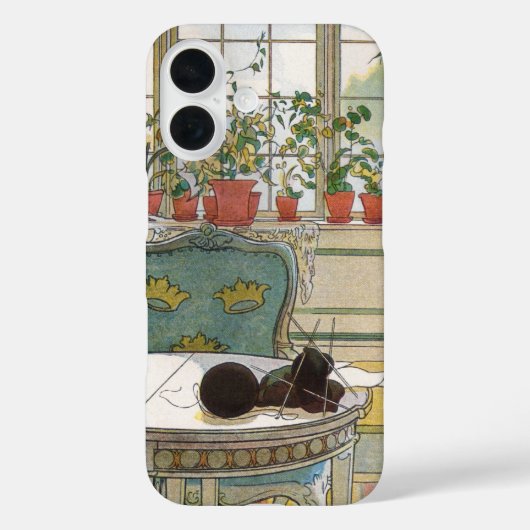 Bloemen op het ramen door Carl Larsson Case-Mate iPhone Case (Achterkant)