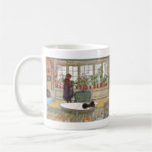 Bloemen op het ramen door Carl Larsson Koffiemok (Links)