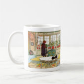 Bloemen op het ramen door Carl Larsson Koffiemok (Links)