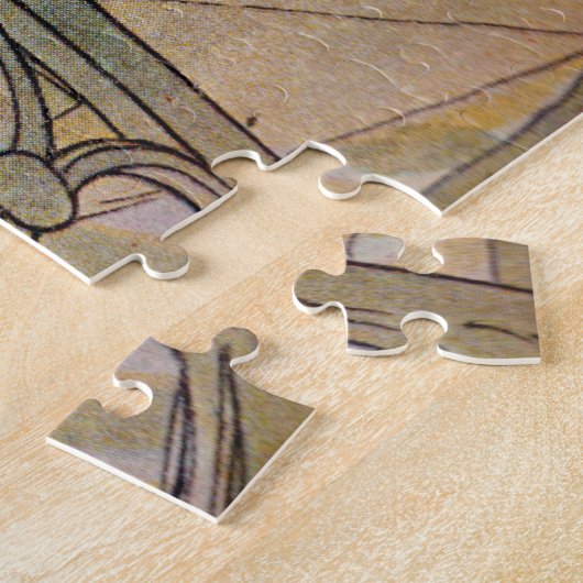 Bloemen op het ramen door Carl Larsson Legpuzzel (Zijkant)