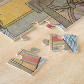 Bloemen op het ramen door Carl Larsson Legpuzzel (Zijkant)