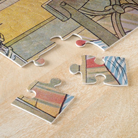 Bloemen op het ramen door Carl Larsson Legpuzzel (Zijkant)