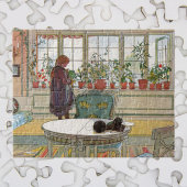 Bloemen op het ramen door Carl Larsson Legpuzzel