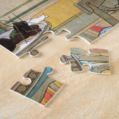 Bloemen op het ramen door Carl Larsson Legpuzzel (Zijkant)