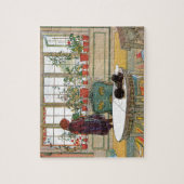 Bloemen op het ramen door Carl Larsson Legpuzzel (Verticaal)