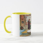 Bloemen op het ramen door Carl Larsson Mok (Links)