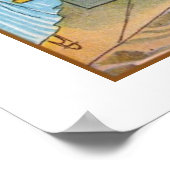 Bloemen op het ramen door Carl Larsson Poster (Hoek)