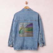 Bloemen op het scherm denim jacket (Hangar)