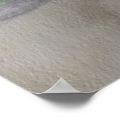 Bloemen op het scherm poster (Hoek)