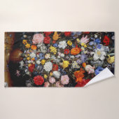 Bloemen op het Woodenschip Jan Brueghel de Ouder Badhanddoek (Badhanddoek)