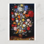 Bloemen op het Woodenschip Jan Brueghel de Ouder Briefkaart (Voorkant)
