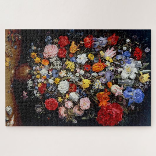 Bloemen op het Woodenschip Jan Brueghel de Ouder Legpuzzel (Horizontaal)