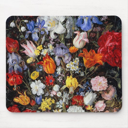 Bloemen op het Woodenschip Jan Brueghel de Ouder Muismat (Voorkant)