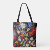 Bloemen op het Woodenschip Jan Brueghel de Ouder Tote Bag (Achterkant)
