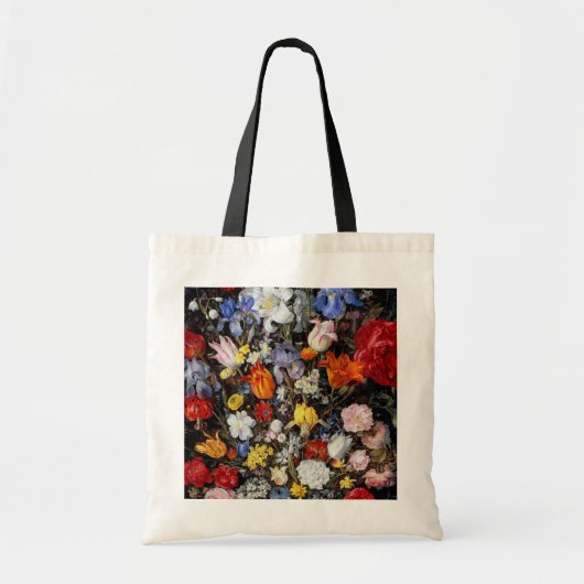 Bloemen op het Woodenschip Jan Brueghel de Ouder Tote Bag (Voorkant)