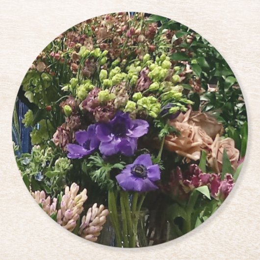 bloemen op je onderzetter voor thuis of kantoor (Voorkant)