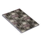 Bloemen op Natuur van Antiek stoelen Notitieboek (Rechterzijde)