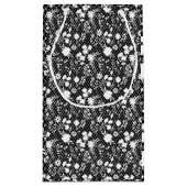 Bloemen op net 01.bx4 Black BG Klein Cadeauzakje (Achterkant)