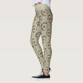 Bloemen op salie leggings (Links)