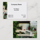 Bloemen op stappen visitekaartje (Voorkant / Achterkant)