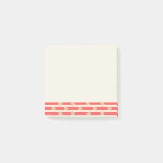 Bloemen op Strepen Post-It® Notities Notes