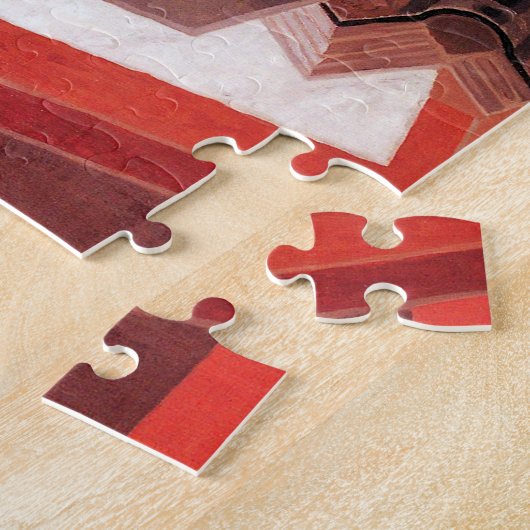 Bloemen op tafel door Juan Gris, Cubisme Legpuzzel (Zijkant)