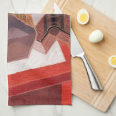 Bloemen op tafel door Juan Gris,  Cubisme Theedoek (Quarter Fold)