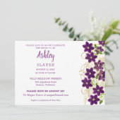 Bloemen op uitnodiging van Gold Trellis Bridal Sho (Staand voorkant)