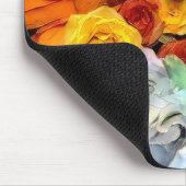 Bloemen op zomerdag muismat (Hoek)