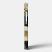 Bloemen op zwart Case-Mate iPhone case (Achterkant / Links)