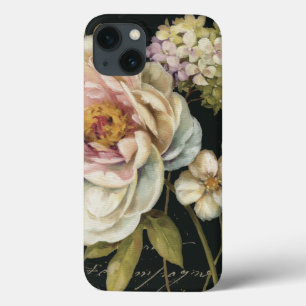 Bloemen op zwart Case-Mate iPhone case