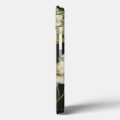 Bloemen op zwart Case-Mate iPhone case (Achterkant / Links)