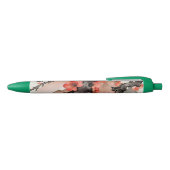 Bloemen op zwart zwarte inkt pen (Bovenkant)