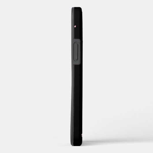 Bloemen op zwarte achtergrond Case-Mate iPhone case (Achterkant / Rechts)