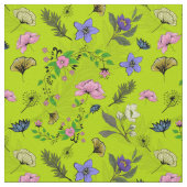 Bloemen opnieuw ontwerp stof (Close Up)