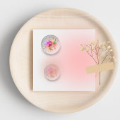 Bloemen orb papier borden papieren bordje