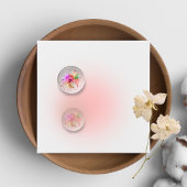 Bloemen orb papier borden papieren bordje